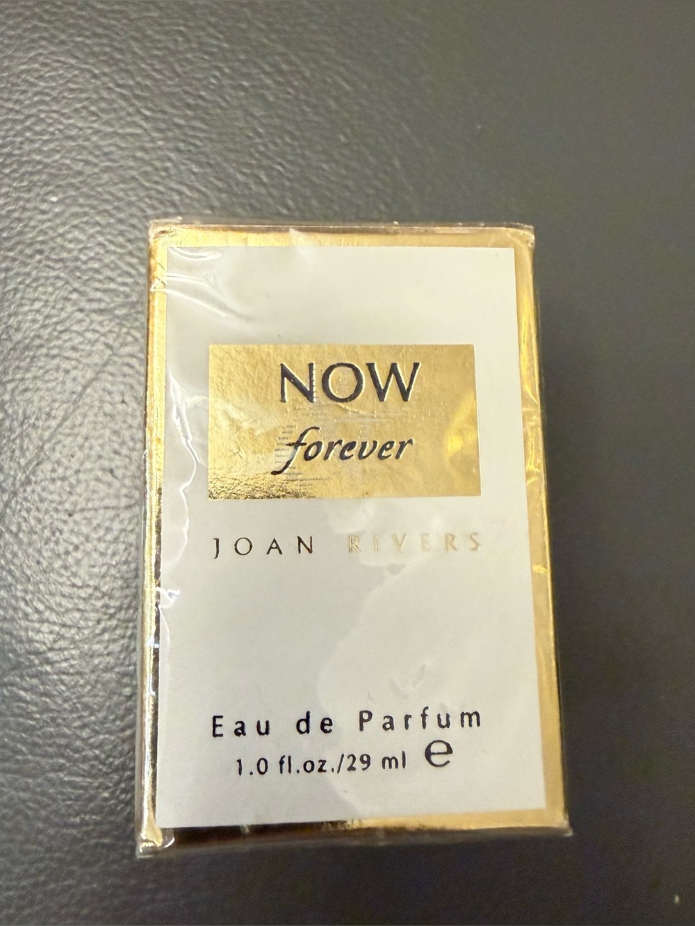 Retired Joan Rivers NOW Forever Gold and White Eau de Parfum